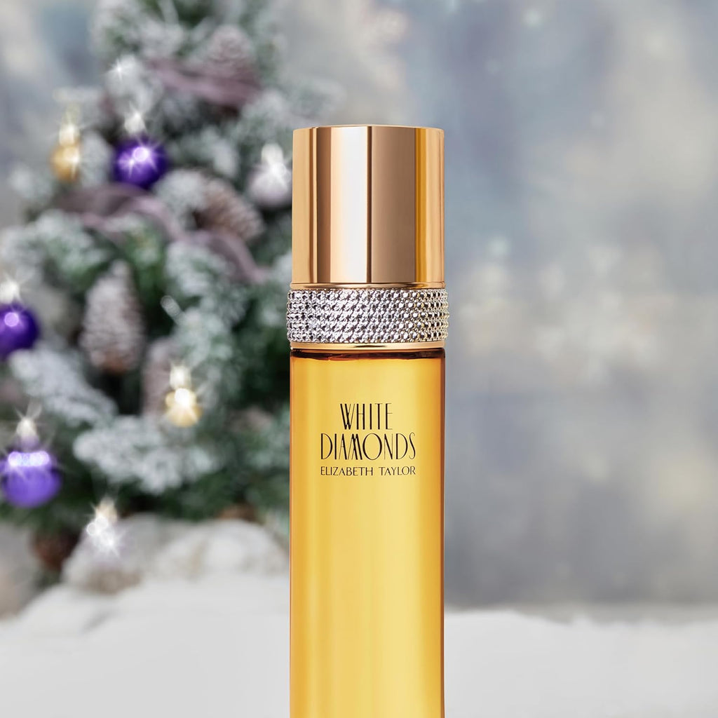 White Diamonds Eau De Toilette Gift Set for Women, Featuring Moisturizing Body Shower Gel and Body Cream, Floral Fragrance with Invigorating Notes