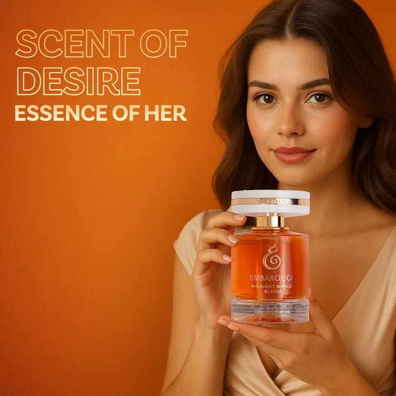 Experience the Allure of EMBAROUGE MIDNIGHT MIRAGE BLOOM - Enchanting Women's Fragrance with Chypre Notes | 100 ml Eau De Parfum | Perfect Gift for Her