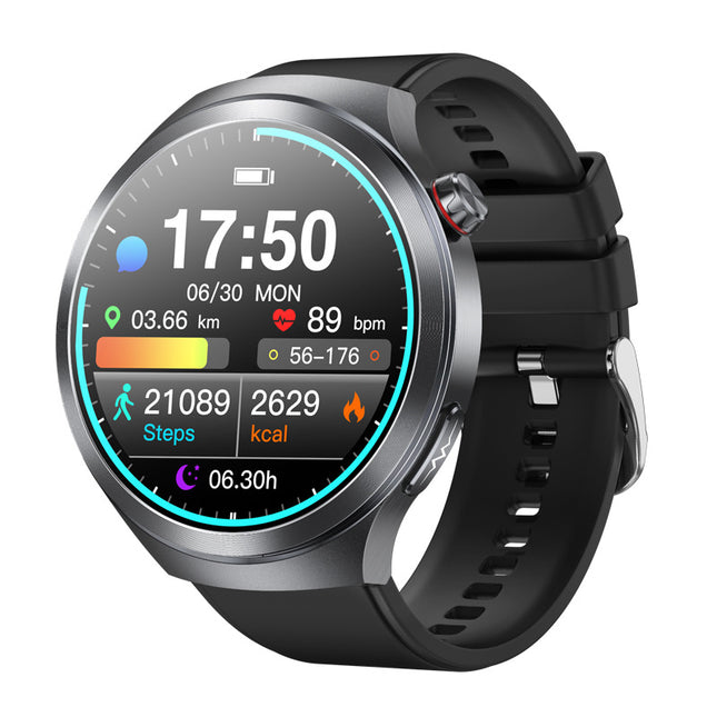 AMOLED Smart Watch - ECG Heart Rate Blood Pressure Oxygen Monitor | GemTime