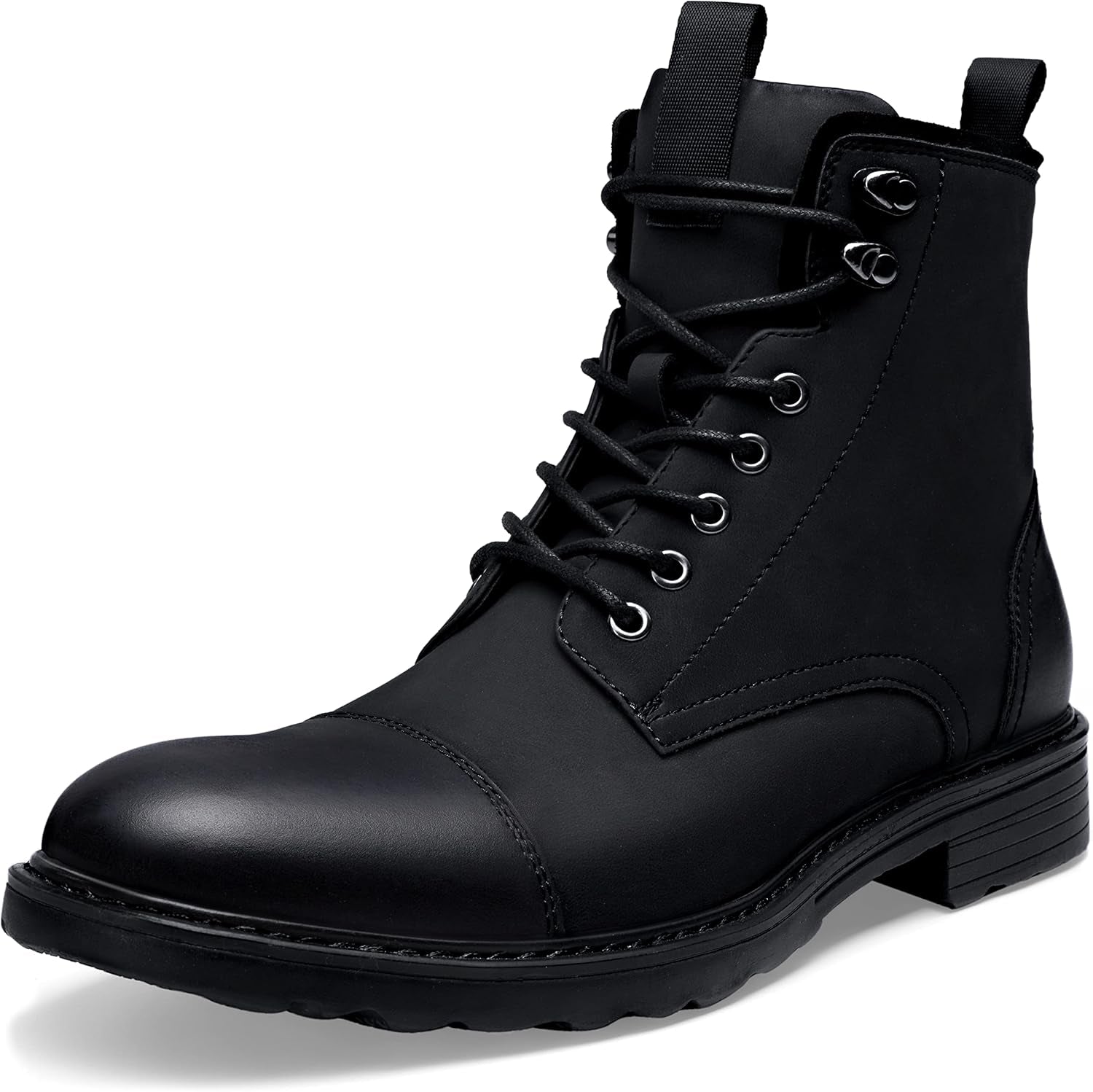 Elevate Your Style with Vostey Men's Motorcycle Casual Chukka Boots - Effortless Zipper Closure for Ultimate Comfort