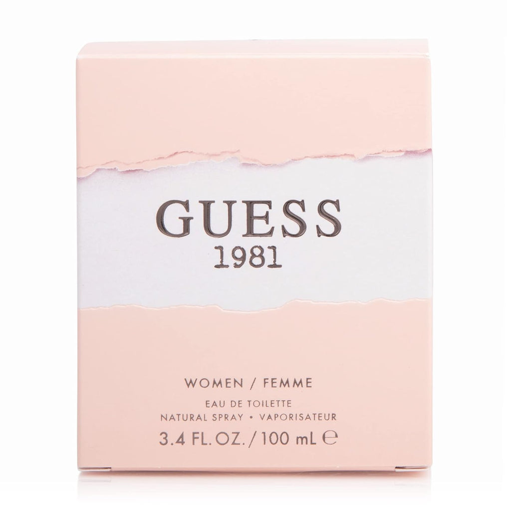 Experience Elegance with Guess 1981 Eau De Toilette Spray for Women - 3.4 Fl. Oz. of Floral Woody Musk Bliss