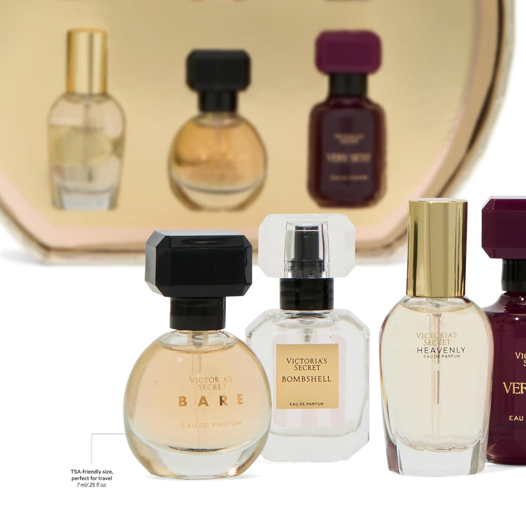 Indulge in Luxury: Victoria's Secret Mini Eau de Parfum Discovery Gift Set with 6 Captivating Scents