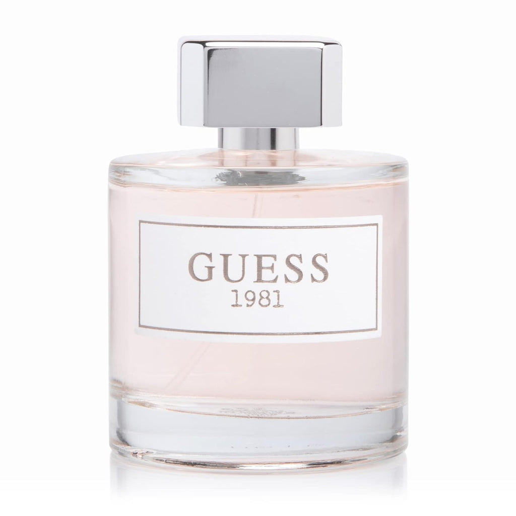 Experience Elegance with Guess 1981 Eau De Toilette Spray for Women - 3.4 Fl. Oz. of Floral Woody Musk Bliss