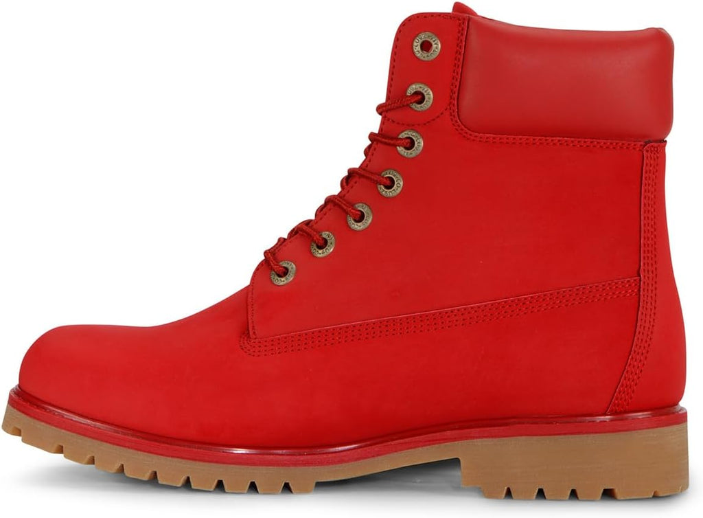 Elevate Your Style with Men's Lugz Convoy Classic 6-Inch Chukka Boots in Mars Red/Gum