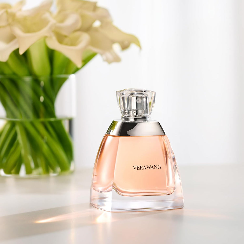 Indulge in Elegance: Vera Wang Eau De Parfum for Women - A Captivating Floral Symphony with Iris, Lilies, and Sandalwood - 3.4 Fl Oz