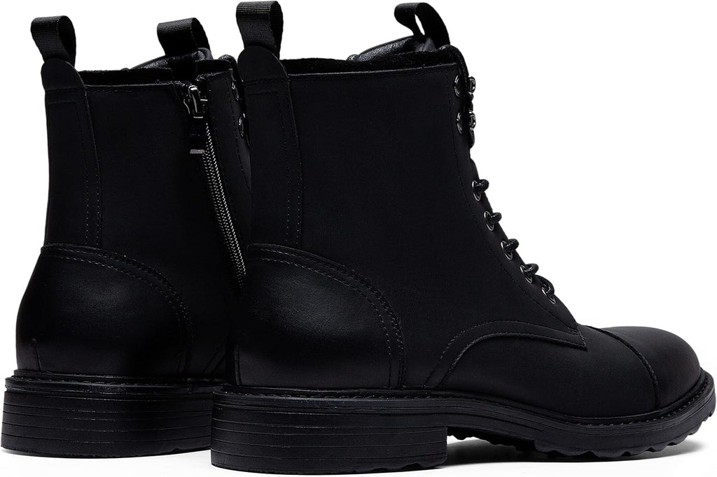 Elevate Your Style with Vostey Men's Motorcycle Casual Chukka Boots - Effortless Zipper Closure for Ultimate Comfort