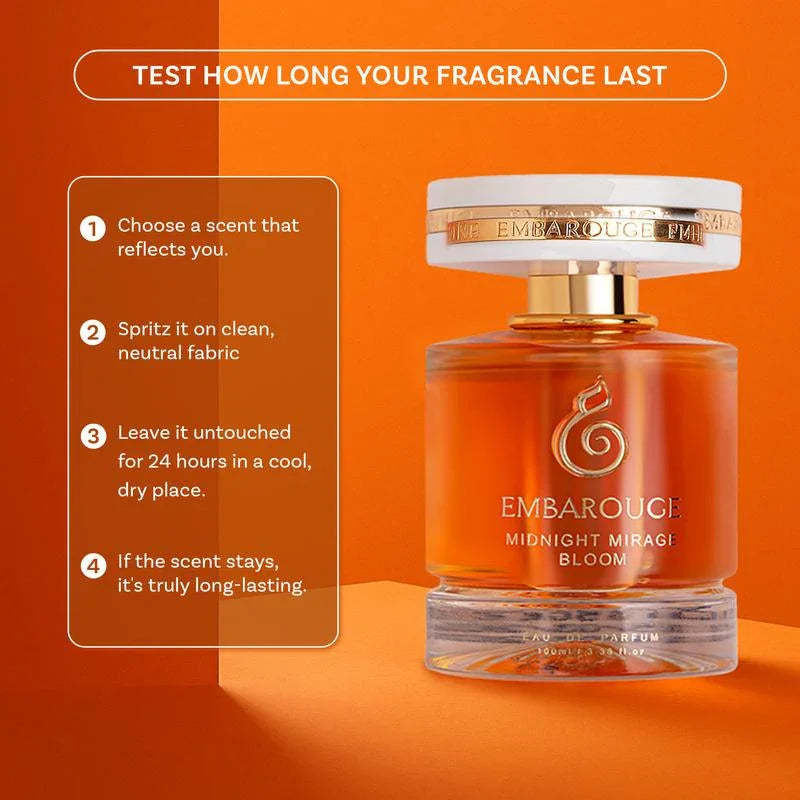 Experience the Allure of EMBAROUGE MIDNIGHT MIRAGE BLOOM - Enchanting Women's Fragrance with Chypre Notes | 100 ml Eau De Parfum | Perfect Gift for Her