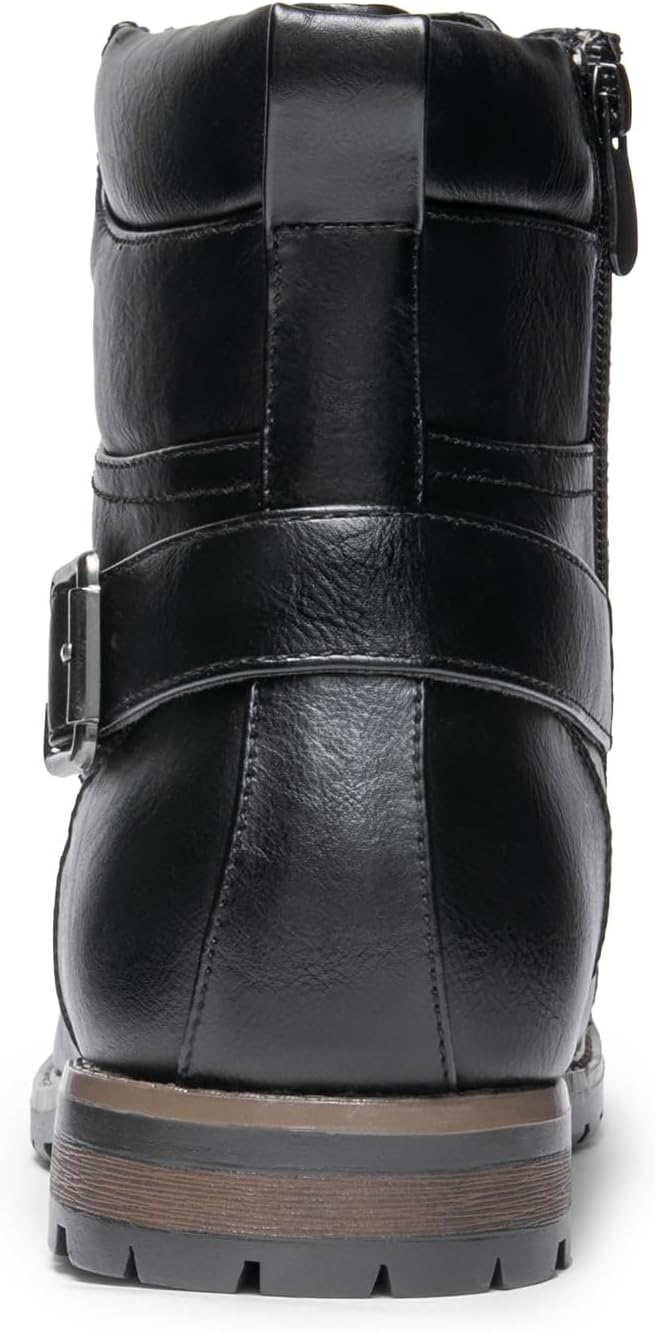 Step Up Your Style with Bruno Marc Men's Zippered Motorcycle Combat Boots - Perfect for Every Adventure!