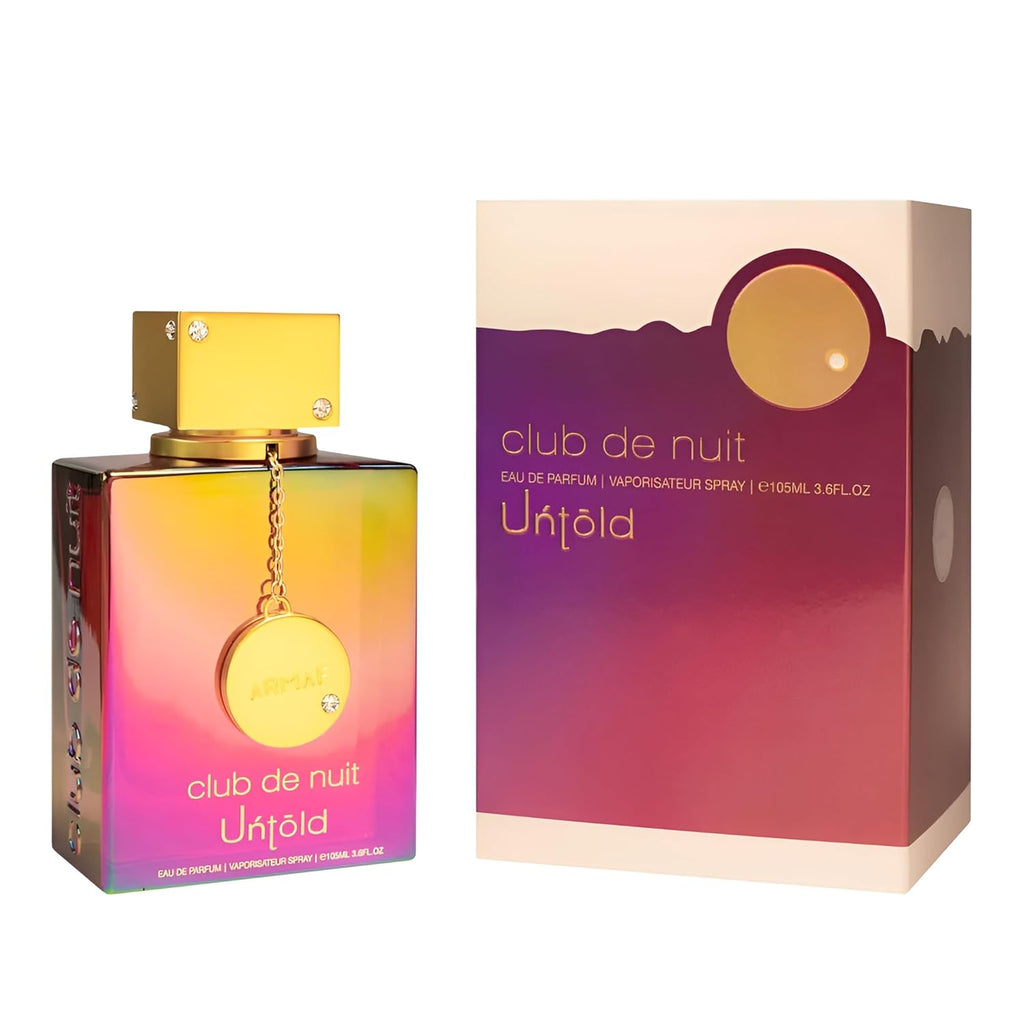 Elevate Your Style with Club De Nuit Untold Eau De Parfum for Men - 3.6 oz of Captivating Scent