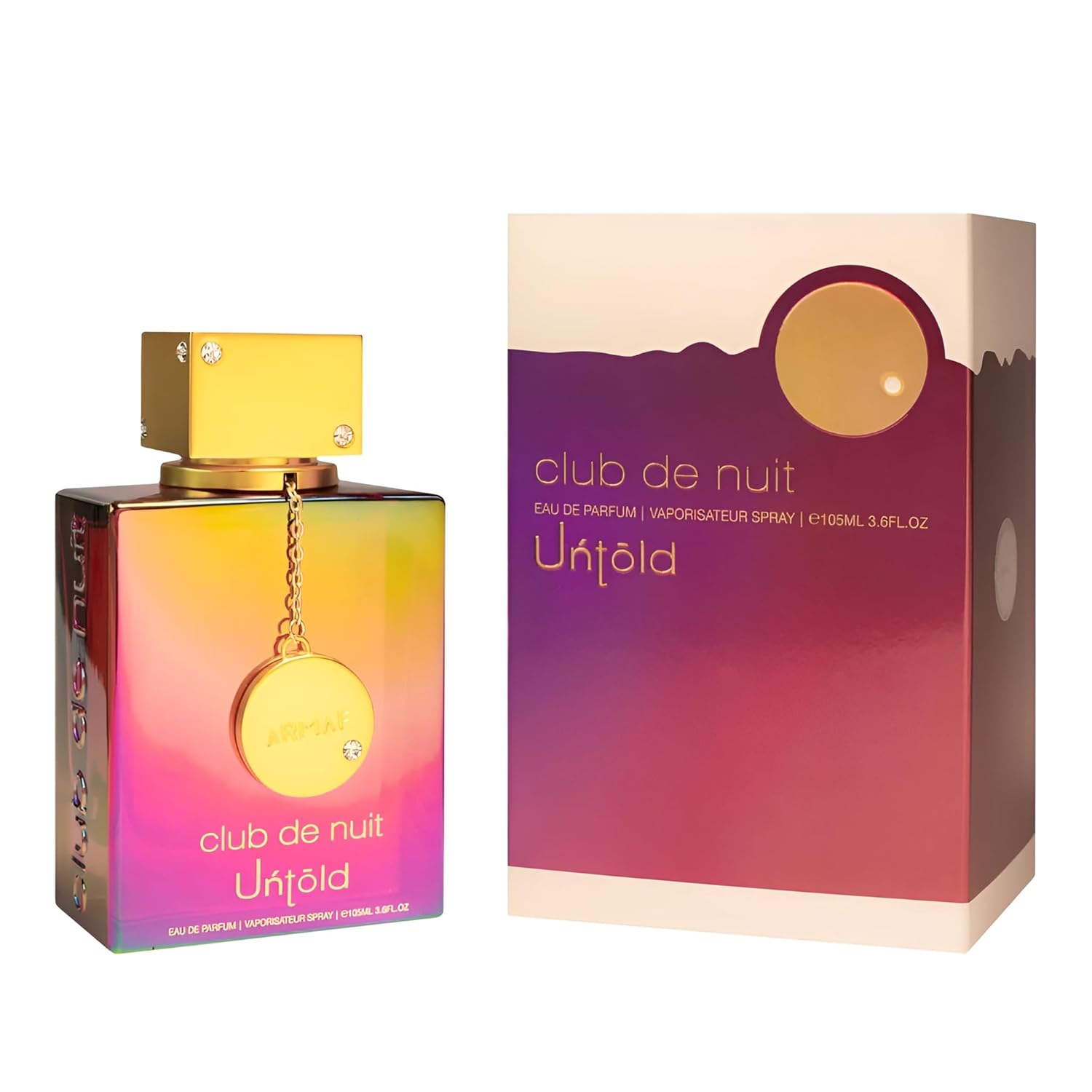 Elevate Your Style with Club De Nuit Untold Eau De Parfum for Men - 3.6 oz of Captivating Scent