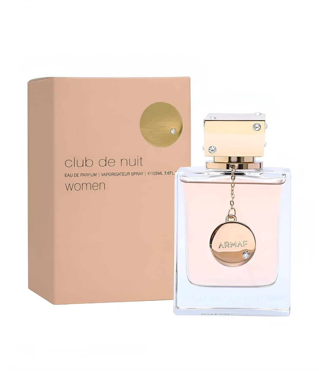 Experience Elegance with Club De Nuit Eau De Parfum Spray for Women - 3.6 Ounces of Captivating Floral Fruity Fragrance
