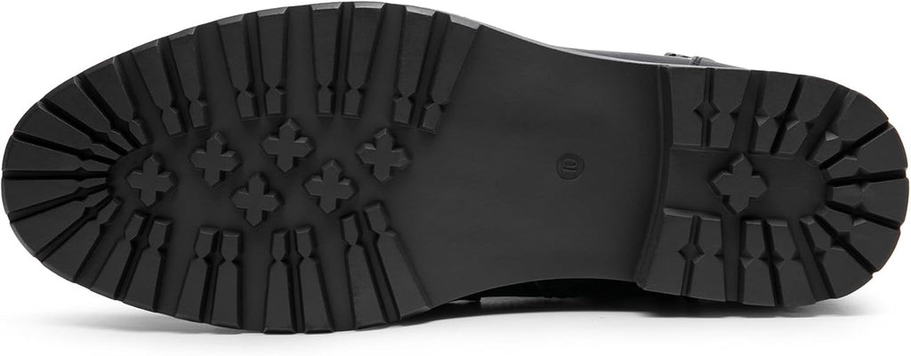 Step Up Your Style with Bruno Marc Men's Zippered Motorcycle Combat Boots - Perfect for Every Adventure!