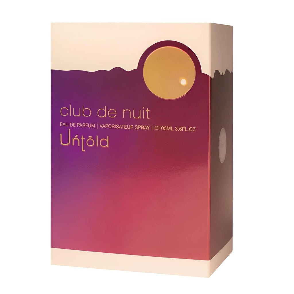 Elevate Your Style with Club De Nuit Untold Eau De Parfum for Men - 3.6 oz of Captivating Scent