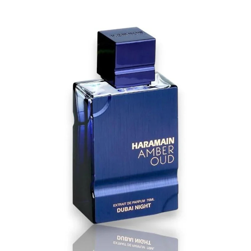 Indulge in Luxury with Al Haramain Amber Oud Dubai Night Eau De Parfum - 75 ML of Warm Sensual Bliss for Men