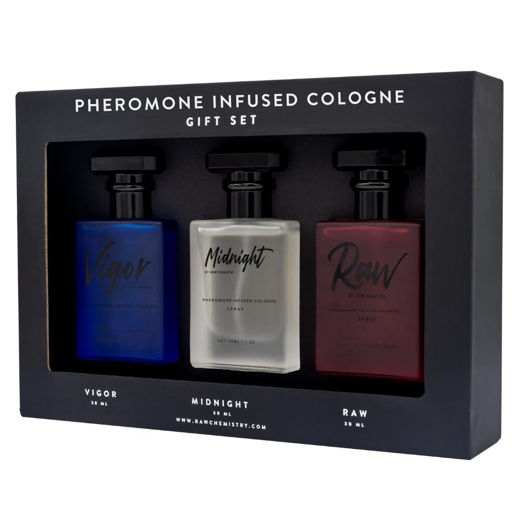 Elevate Your Presence with the Pheromone-Infused Men's Cologne Gift Set – Three Unique Fragrances for Every Occasion