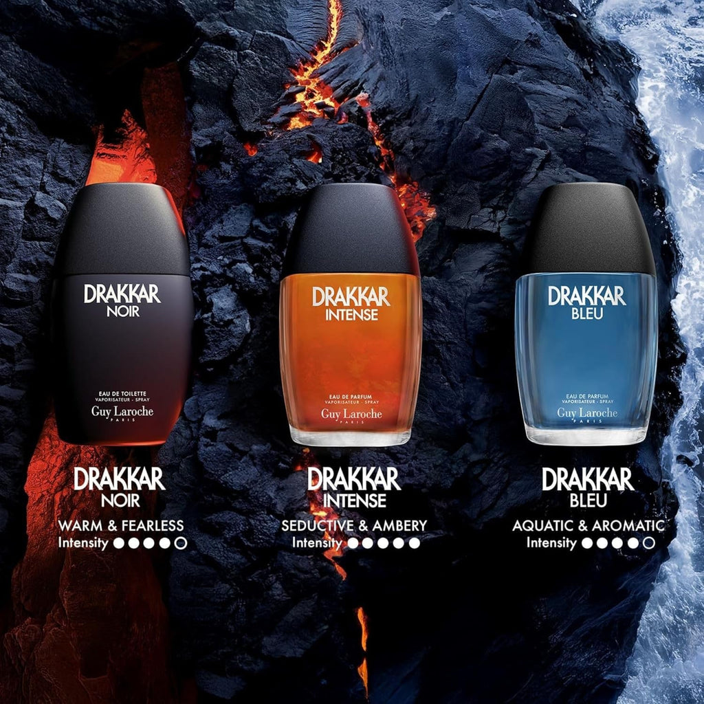 Experience Timeless Sophistication with Drakkar Noir by Guy Laroche - The Ultimate Long-Lasting Men's Eau de Toilette for Day and Night
