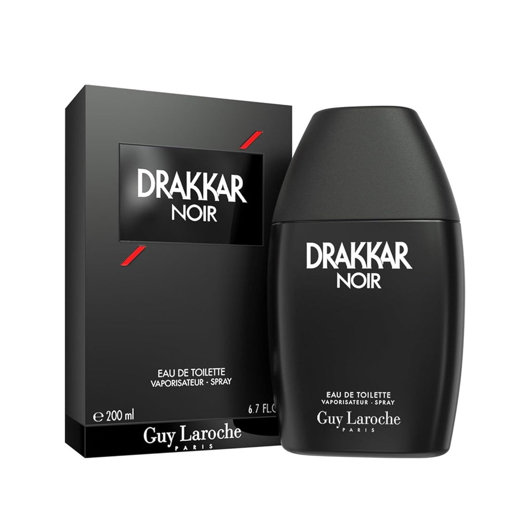 Experience Timeless Sophistication with Drakkar Noir by Guy Laroche - The Ultimate Long-Lasting Men's Eau de Toilette for Day and Night