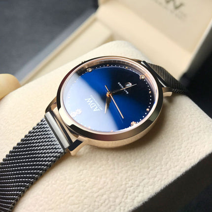 Women Rose Gold Simple Quartz Watch - Elegant Timepiece | GemTime Collective