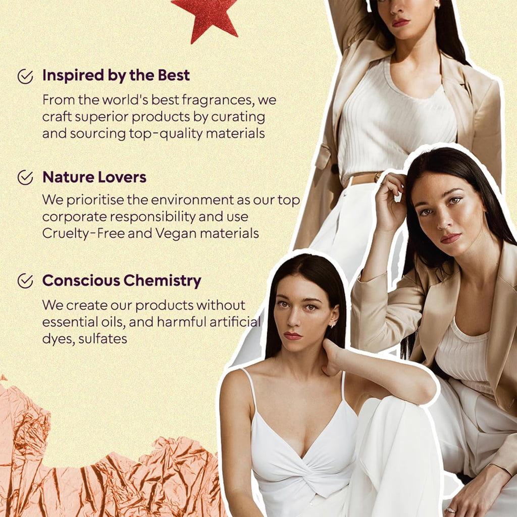 Bellavita Luxury Women's Perfume Gift Set (4x20ml) | Floral, Sweet, Spicy Red Fruit, Vanilla & Musk Notes | DATE, SENORITA, GLAM & ROSE | French Parfum Collection