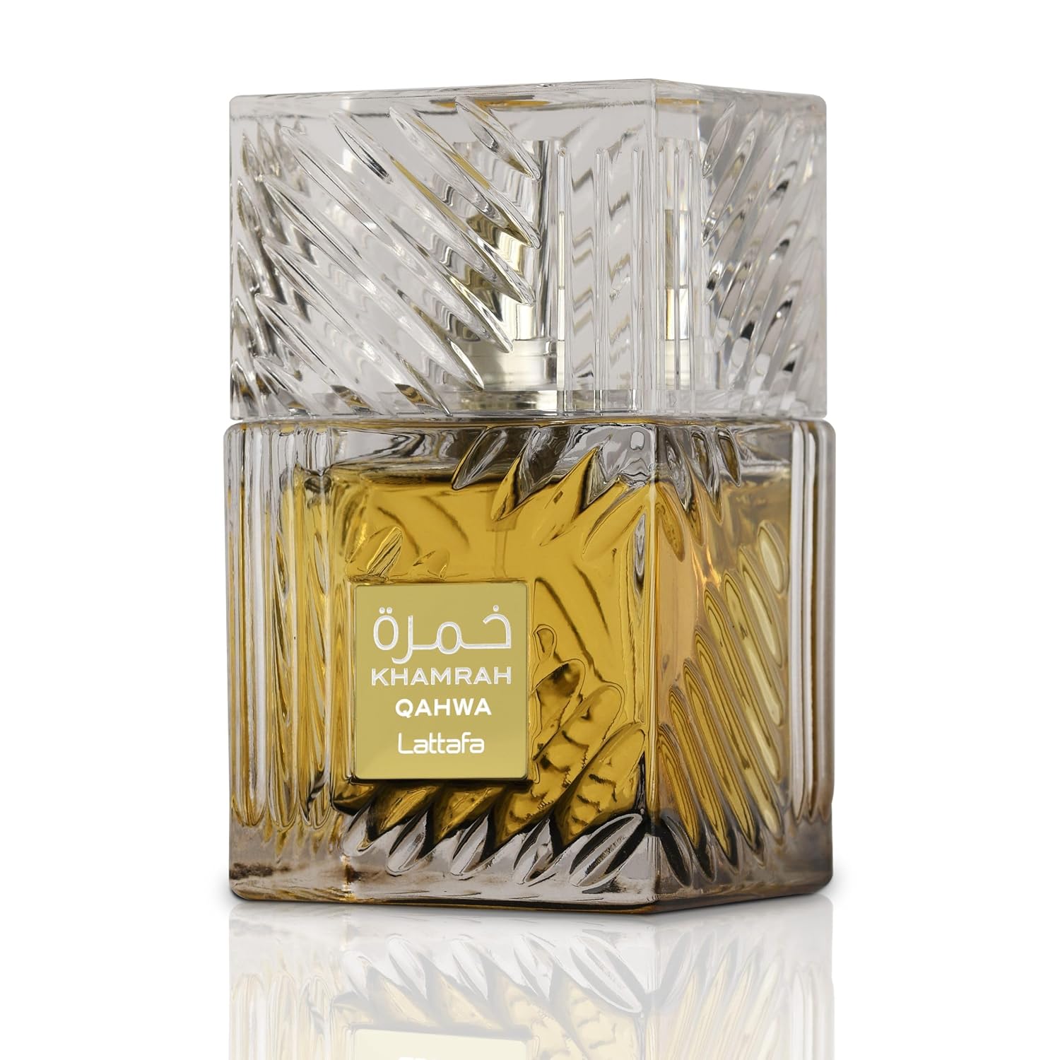 Khamrah Qahwa Eau De Parfum for Unisex - Long-Lasting Vanilla, Warm Spicy, Cinnamon, and Sweet Fragrance, 3.40 Ounce / 100 Ml