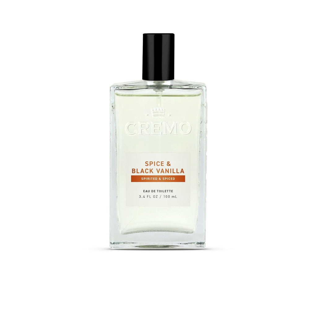 Elevate Your Essence: Cremo Men's Cologne in Spice & Black Vanilla - 3.4 Fl Oz of Sophisticated Scent