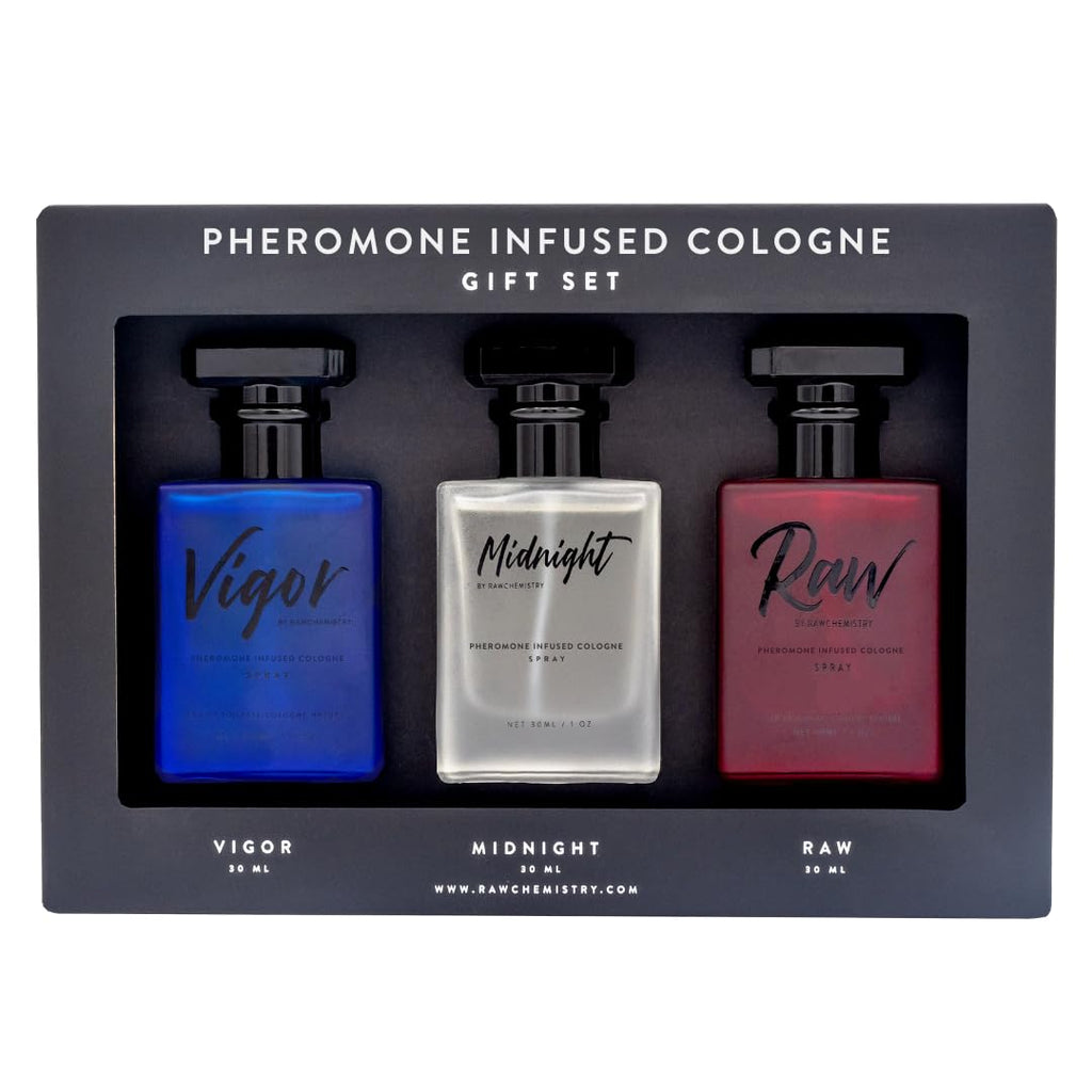 Elevate Your Presence with the Pheromone-Infused Men's Cologne Gift Set – Three Unique Fragrances for Every Occasion