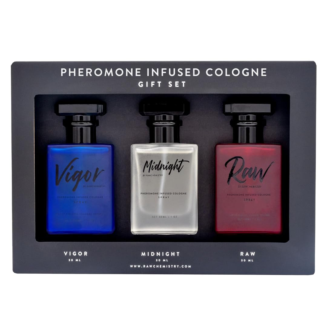 Elevate Your Presence with the Pheromone-Infused Men's Cologne Gift Set – Three Unique Fragrances for Every Occasion