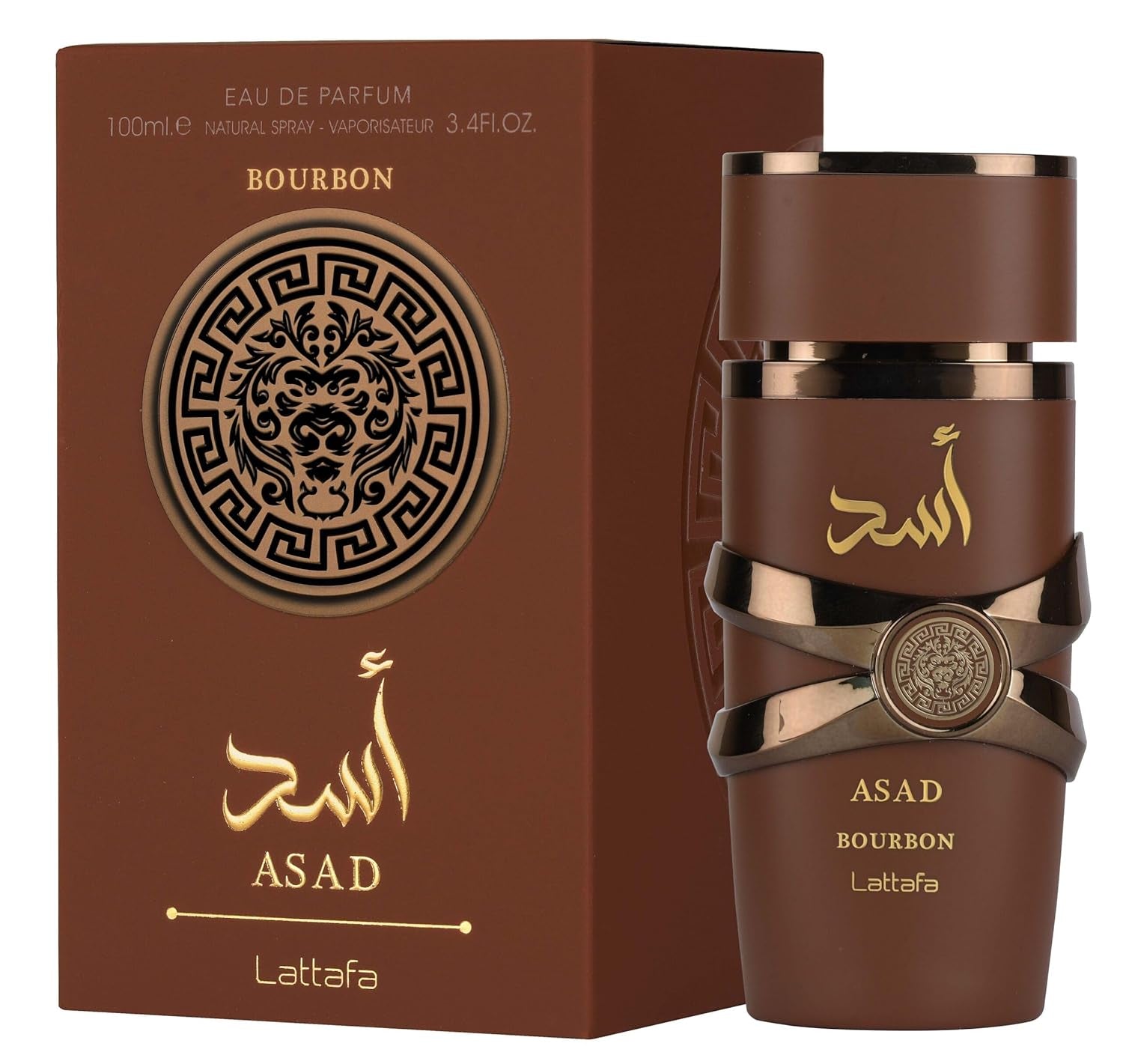 Experience Elegance with Asad Bourbon Unisex Eau de Parfum Spray - 3.4 oz / 100 ml
