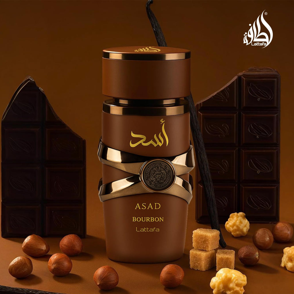 Experience Elegance with Asad Bourbon Unisex Eau de Parfum Spray - 3.4 oz / 100 ml