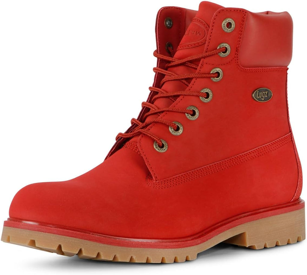 Elevate Your Style with Men's Lugz Convoy Classic 6-Inch Chukka Boots in Mars Red/Gum