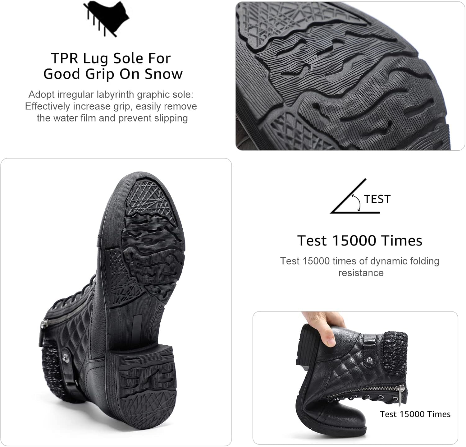 Women's Lace-Up Ankle Combat Boots