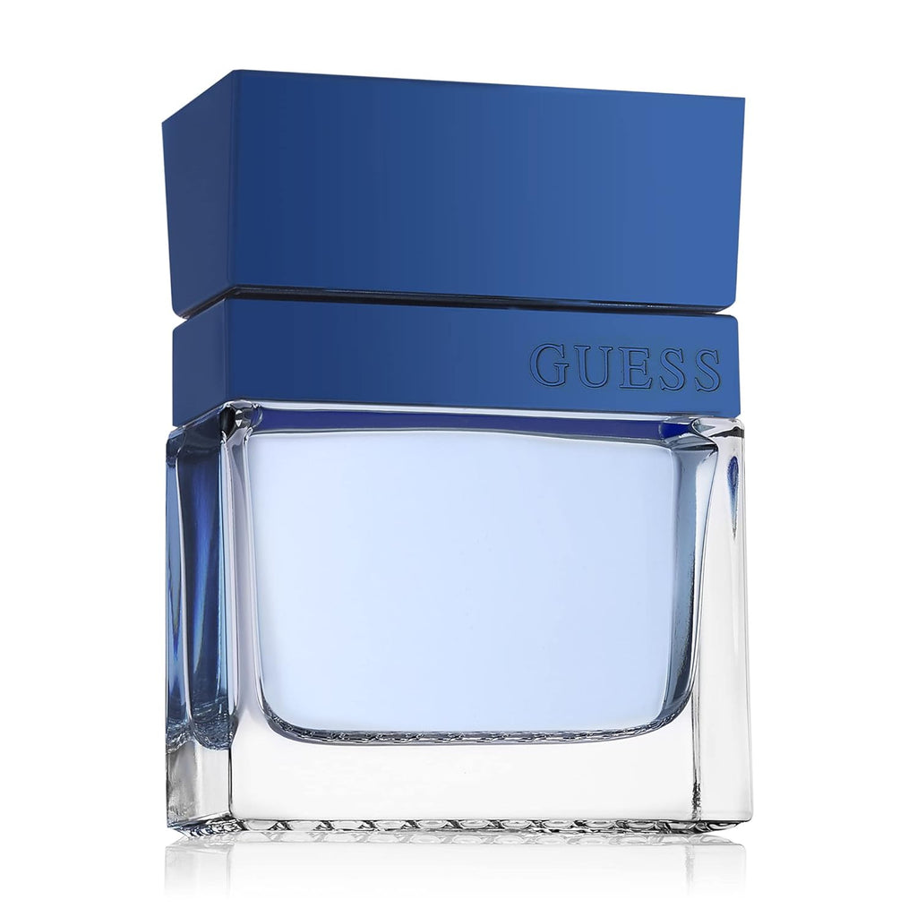 Unleash Your Charisma with GUESS Seductive Homme Blue Eau De Toilette Spray for Men - 3.4 Fl Oz