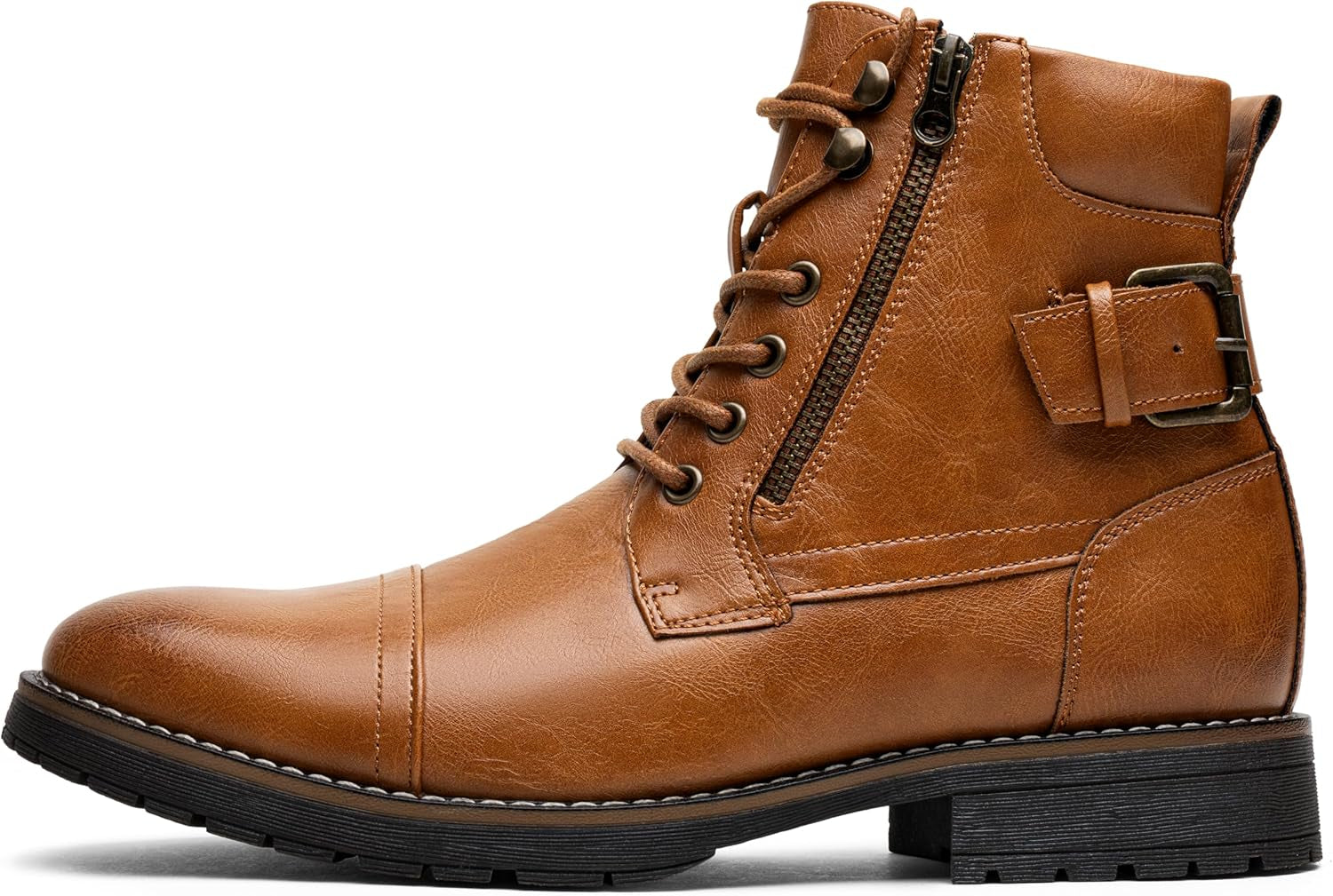 Men's Casual Motorcycle Combat Ankle Boots