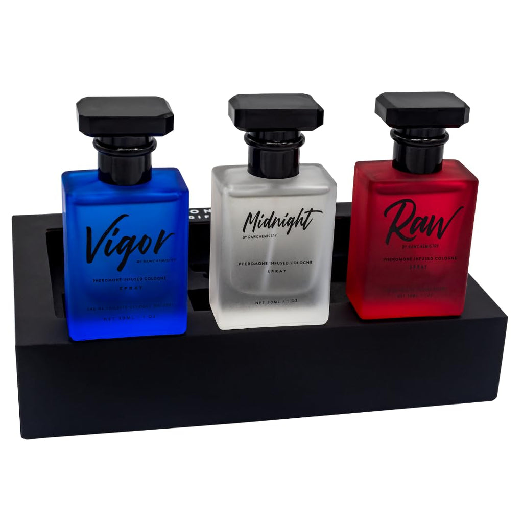 Elevate Your Presence with the Pheromone-Infused Men's Cologne Gift Set – Three Unique Fragrances for Every Occasion