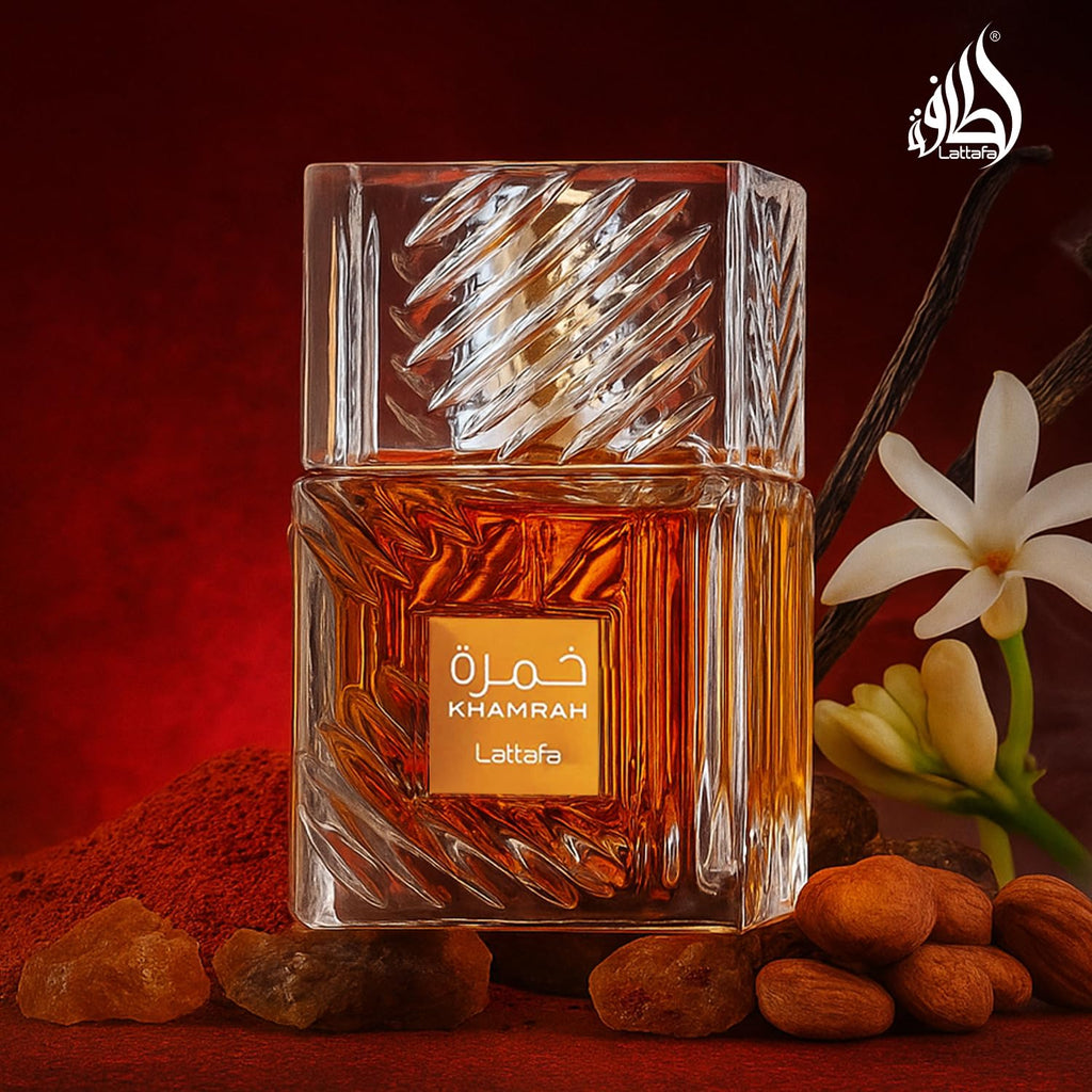 Indulge in Khamrah Eau De Parfum - A Mesmerizing Unisex Fragrance with Enchanting Notes of Vanilla, Cinnamon, and Amber - 3.4 Oz / 100 Ml