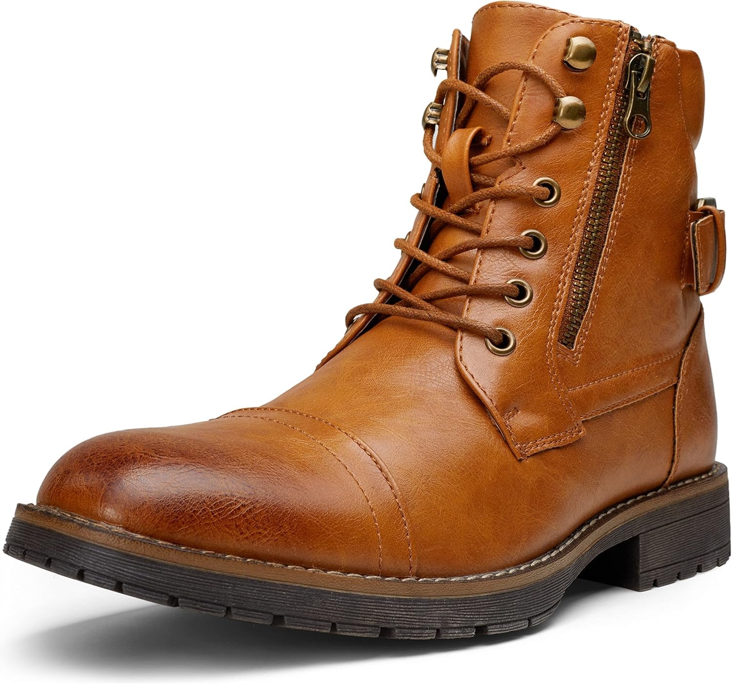 Men's Casual Motorcycle Combat Ankle Boots