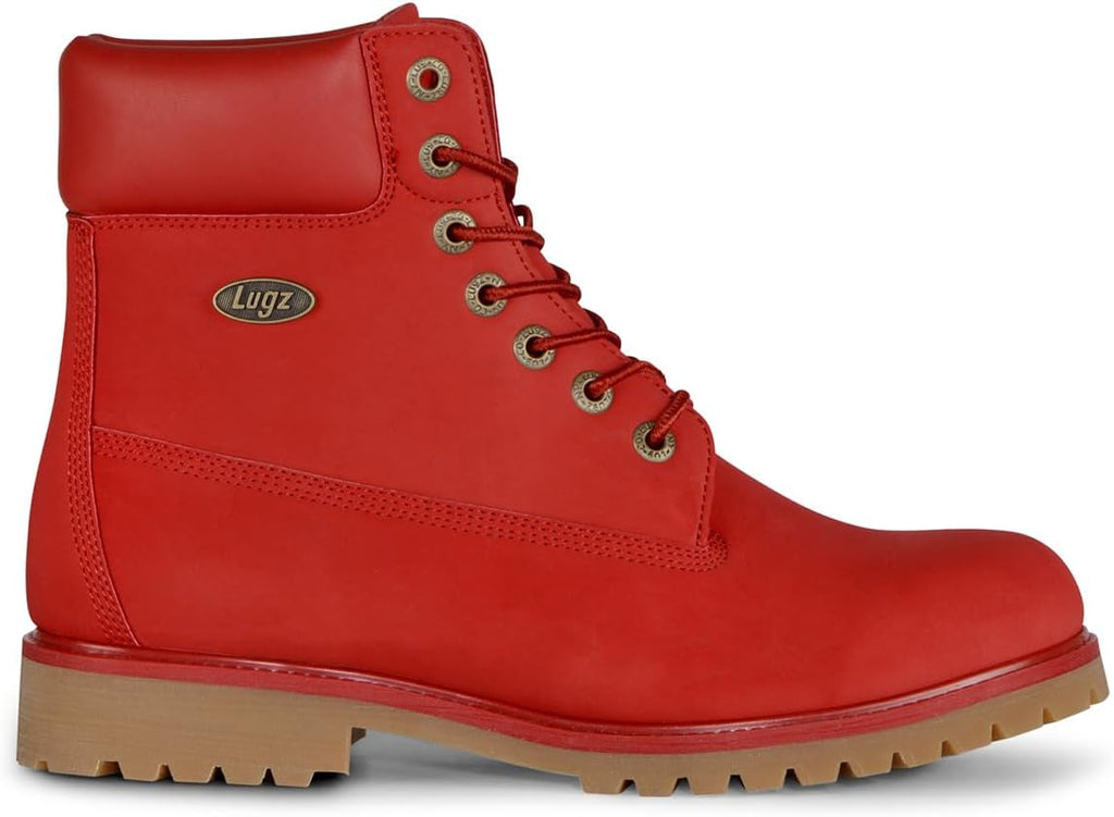 Elevate Your Style with Men's Lugz Convoy Classic 6-Inch Chukka Boots in Mars Red/Gum