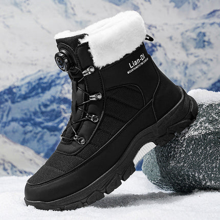 Men's Warm Snow Boots - Fleece-Lined Thickened Boots | GemTime Collective