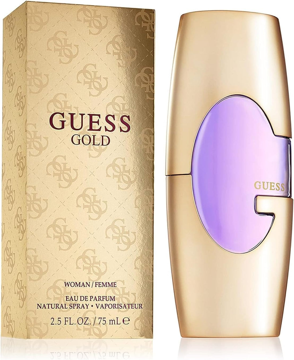 Experience the Allure of GUESS Gold Eau de Parfum for Women - 2.5 oz of Captivating Elegance