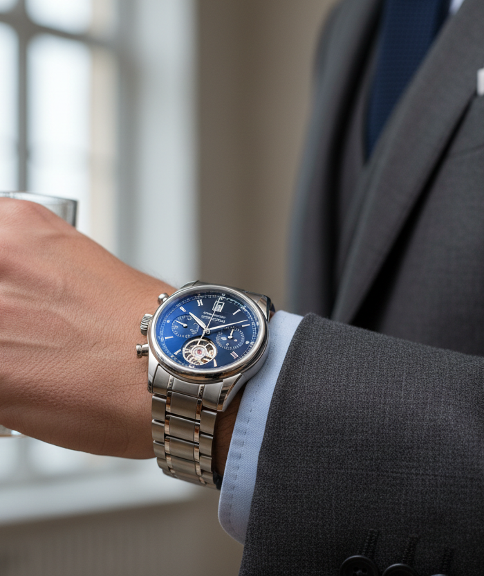 <h2>‘‘This watch is Stunning. And goes with most of everything I wear. I must recommend.’’</h2><h4>⭐⭐⭐⭐⭐<br/></h4><h5>John Smith</h5><p>Aug 2, 2024<br/></p>