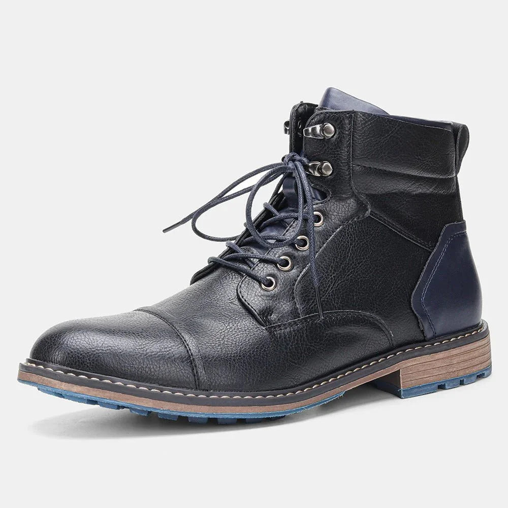 Men Fashion Comfortable Winter Leather Boots - GemTime Collective