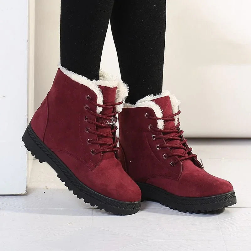 Winter Snow Boots With Warm Plush Ankle Boots For Women Shoes - GemTime Collective