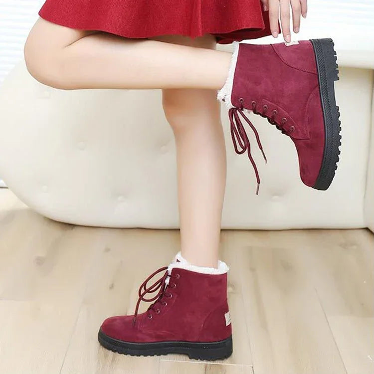Winter Snow Boots With Warm Plush Ankle Boots For Women Shoes - GemTime Collective