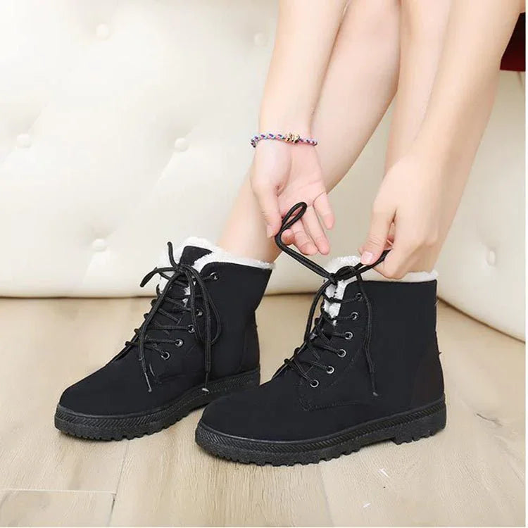 Winter Snow Boots With Warm Plush Ankle Boots For Women Shoes - GemTime Collective