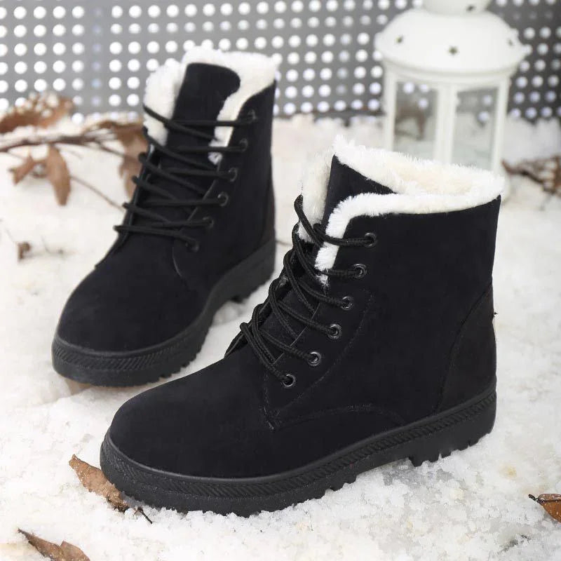 Winter Snow Boots With Warm Plush Ankle Boots For Women Shoes - GemTime Collective